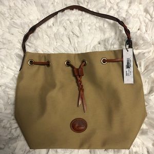 Dooney & Bourke NWT Naylon Drawstring Bucket Bag.